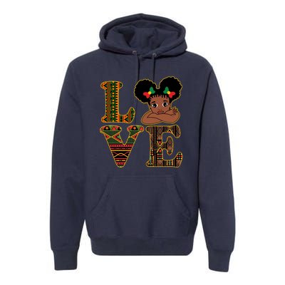 Love Black History Month Cute Pride Premium Hoodie