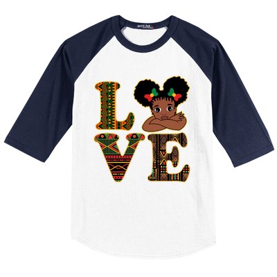 Love Black History Month Cute Pride Baseball Sleeve Shirt