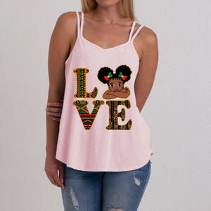 Love Black History Month Cute Pride Women's Strappy Tank