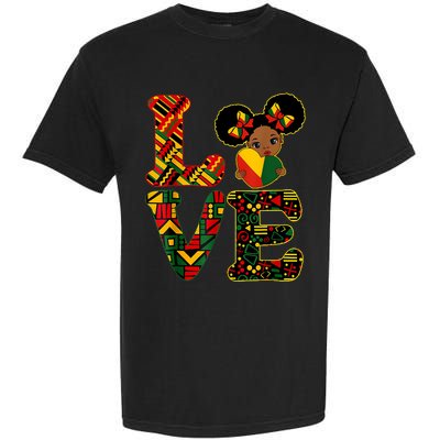 Love Black History Month Strong African Garment-Dyed Heavyweight T-Shirt