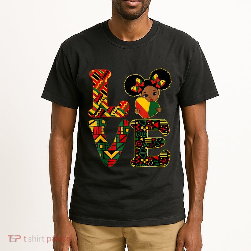 Love Black History Month Strong African Tall T-Shirt