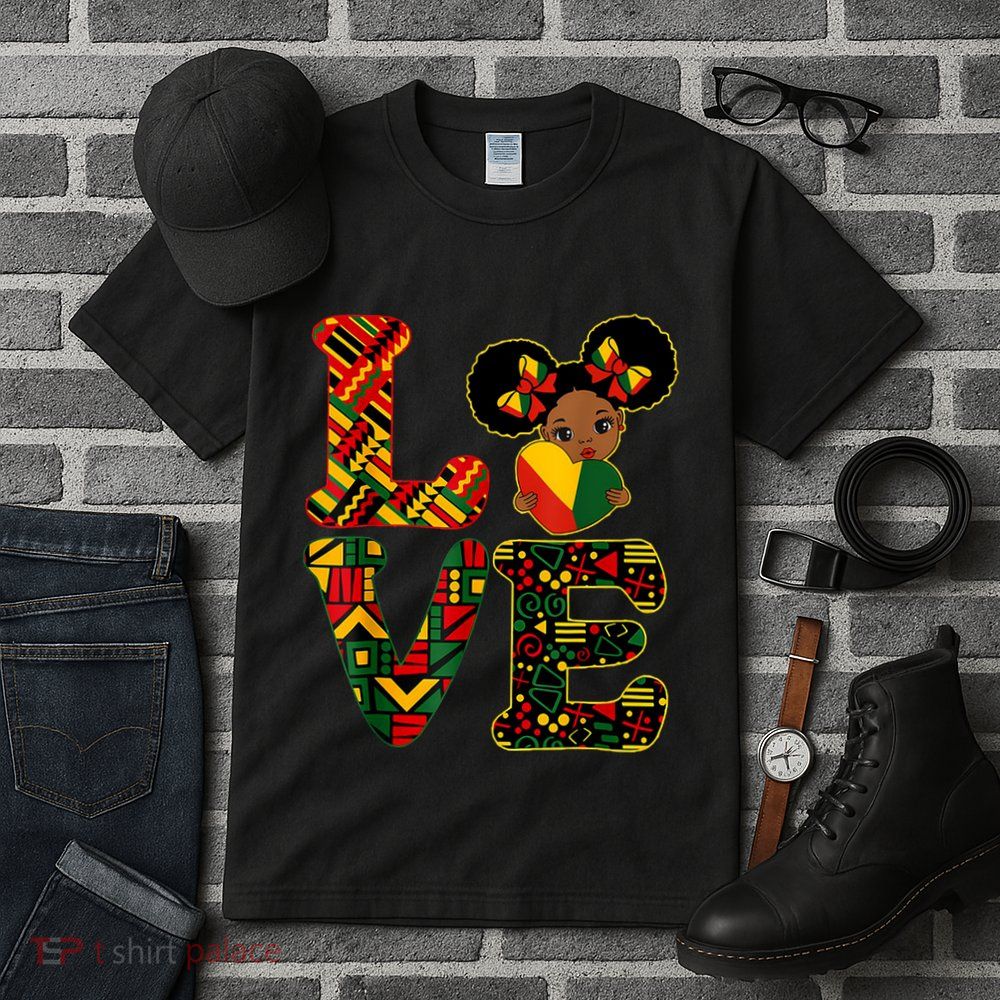 Love Black History Month Strong African Tall T-Shirt
