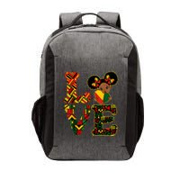 Love Black History Month Strong African Vector Backpack