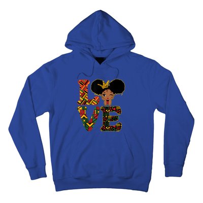 Love Black History Month Strong African Funny Gift Hoodie