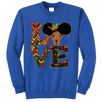 Love Black History Month Strong African Funny Gift Sweatshirt