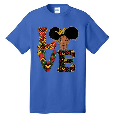 Love Black History Month Strong African Funny Gift Tall T-Shirt