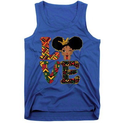 Love Black History Month Strong African Funny Gift Tank Top