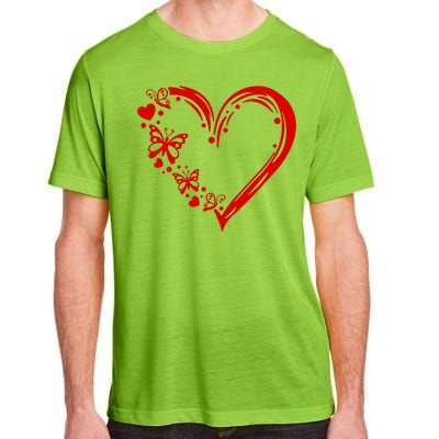 Love Butterfly Heart Adult ChromaSoft Performance T-Shirt