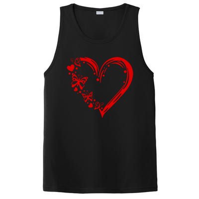 Love Butterfly Heart PosiCharge Competitor Tank