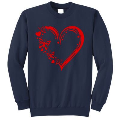 Love Butterfly Heart Sweatshirt