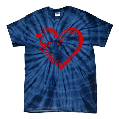 Love Butterfly Heart Tie-Dye T-Shirt