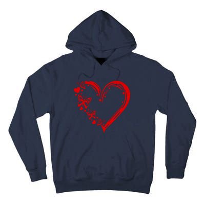 Love Butterfly Heart Tall Hoodie