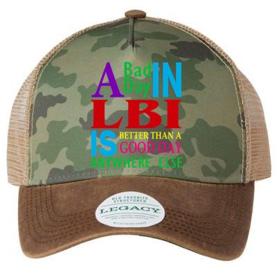 LBI Long Beach Island Good Day Legacy Tie Dye Trucker Hat