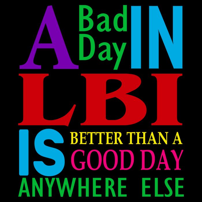 LBI Long Beach Island Good Day Cooling Performance Crew T-Shirt