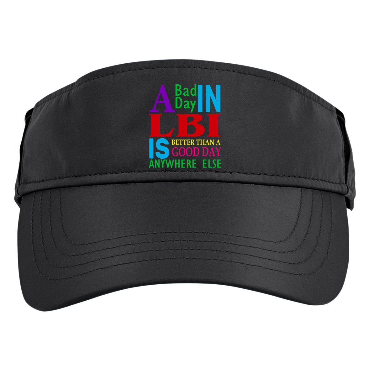 LBI Long Beach Island Good Day Adult Drive Performance Visor