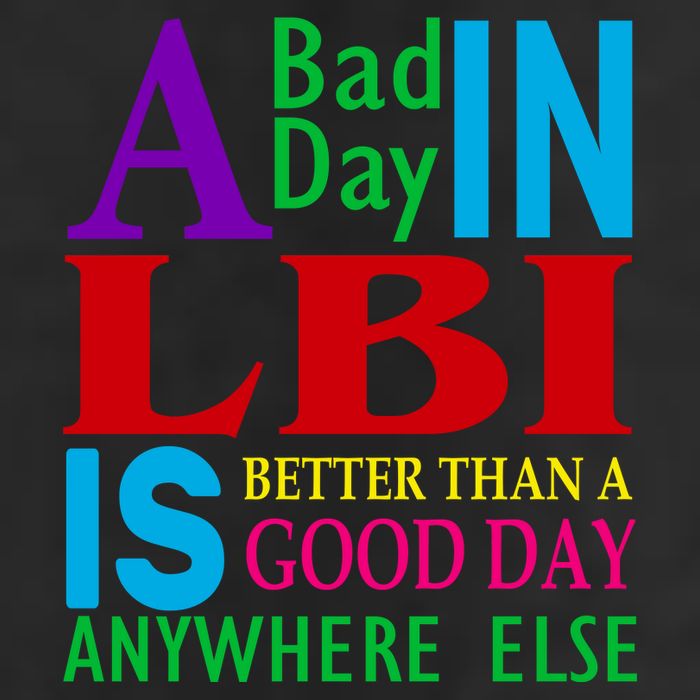 LBI Long Beach Island Good Day Adult Drive Performance Visor
