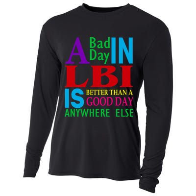 LBI Long Beach Island Good Day Cooling Performance Long Sleeve Crew