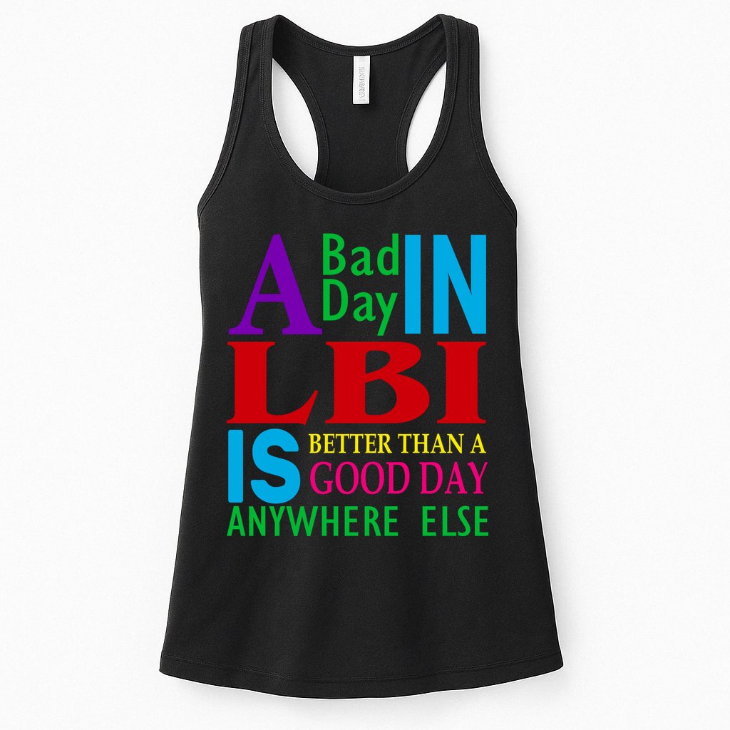 LBI Long Beach Island Good Day Womens Tank Top