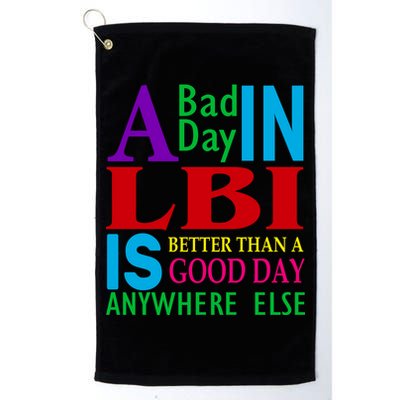 LBI Long Beach Island Good Day Golf Towel