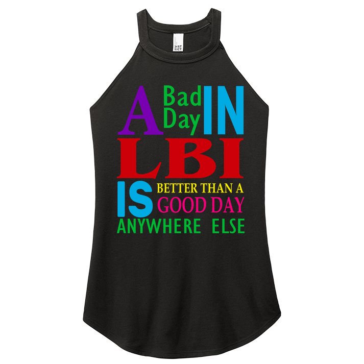 LBI Long Beach Island Good Day Women's Perfect Tri Rocker Tank
