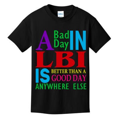 LBI Long Beach Island Good Day Kids T-Shirt