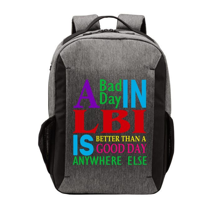 LBI Long Beach Island Good Day Vector Backpack