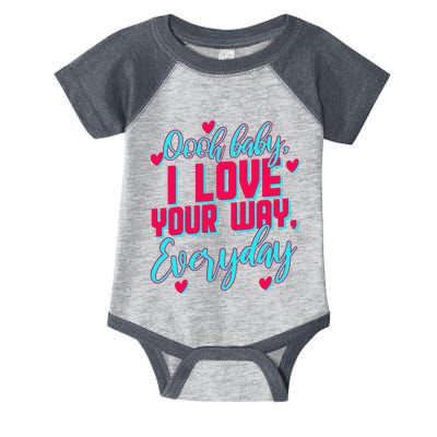 LyricLyfe BABY I LOVE YOUR WAY BY PETER FRAMPTON Infant Baby Jersey Bodysuit