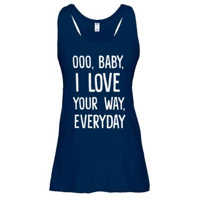 Lyriclyfe Baby I Love Your Way By Peter Frampton Ladies Essential Flowy Tank