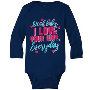 Lyriclyfe Baby I Love Your Way By Peter Frampton Baby Long Sleeve Bodysuit