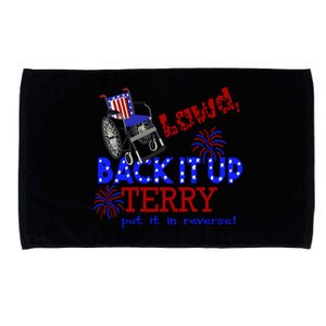 Lawd Back It Up Terry Put It In Reverse 4th July Birthday Cute Gift Microfiber Hand Towel