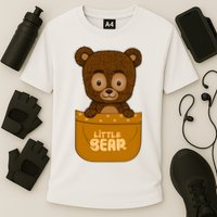 Little Bear Inside The Pocket Cooling Performance Crew T-Shirt