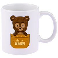Little Bear Inside The Pocket 11oz C Handle Ceramic Mug