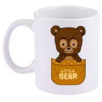 Little Bear Inside The Pocket 11oz C Handle Ceramic Mug