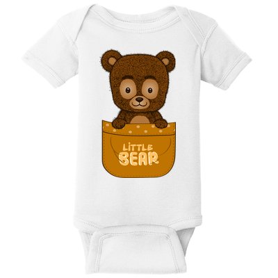 Little Bear Inside The Pocket Baby Bodysuit