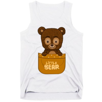Little Bear Inside The Pocket Tank Top