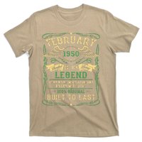 Legend Born In FEBRUARY 1950 73th Birthday Gift T-Shirt