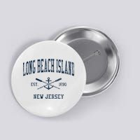 Long Beach Island Nj Vintage Crossed Oars & Boat Anchor Button