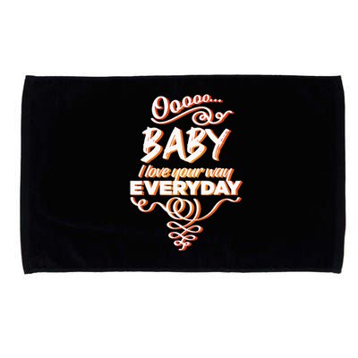 Lyriclyfe Baby I Love Your Way By Peter Frampton Microfiber Hand Towel