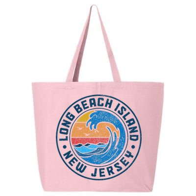 Long Beach Island New Jersey Lbi Vintage 25L Jumbo Tote
