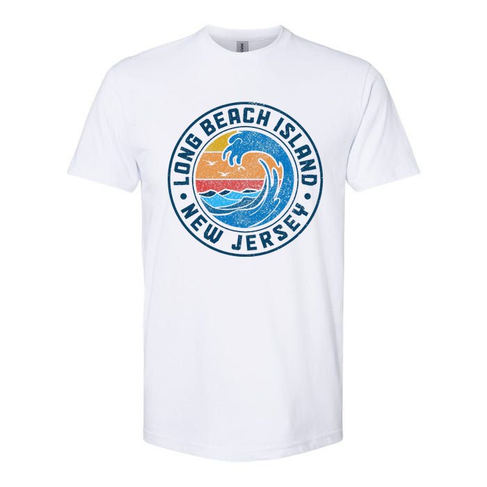 Long Beach Island New Jersey Lbi Vintage Softstyle CVC T-Shirt