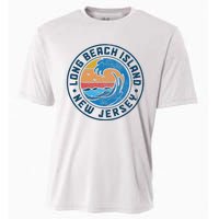 Long Beach Island New Jersey Lbi Vintage Cooling Performance Crew T-Shirt