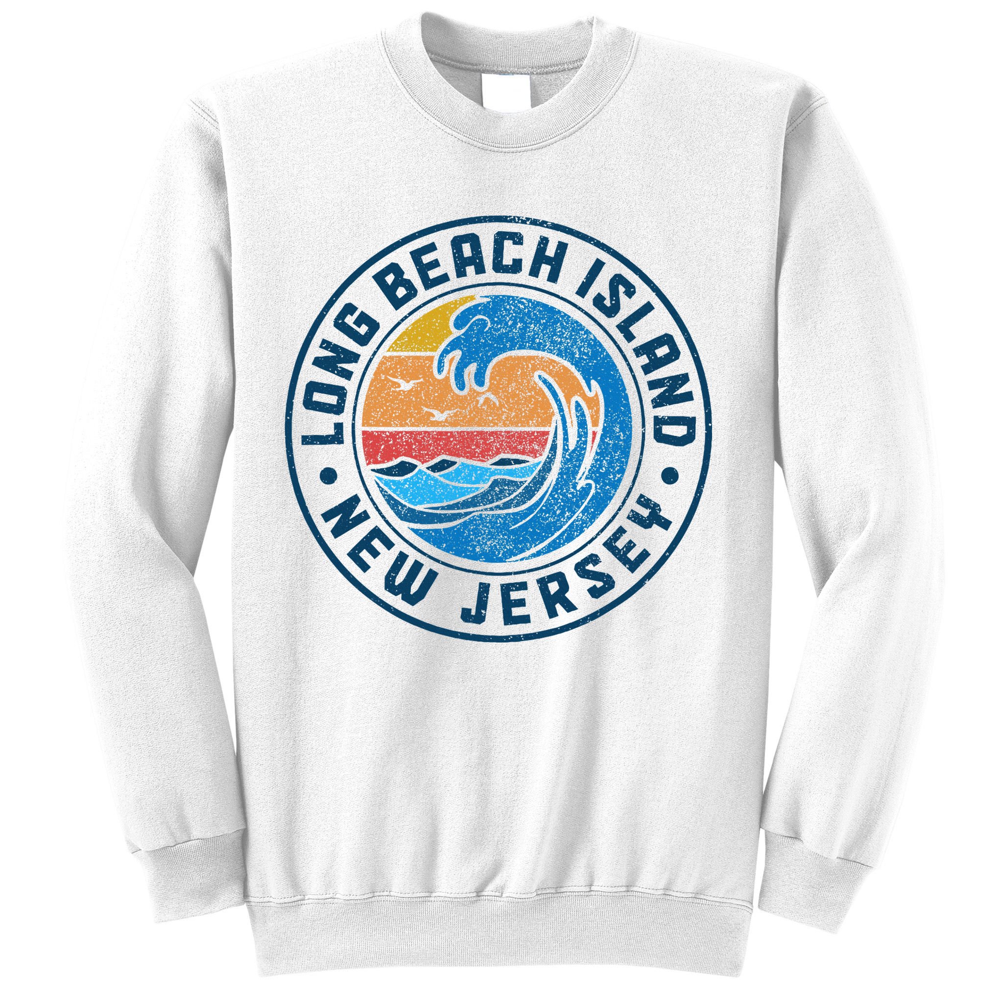 Long Beach Island New Jersey Lbi Vintage Sweatshirt
