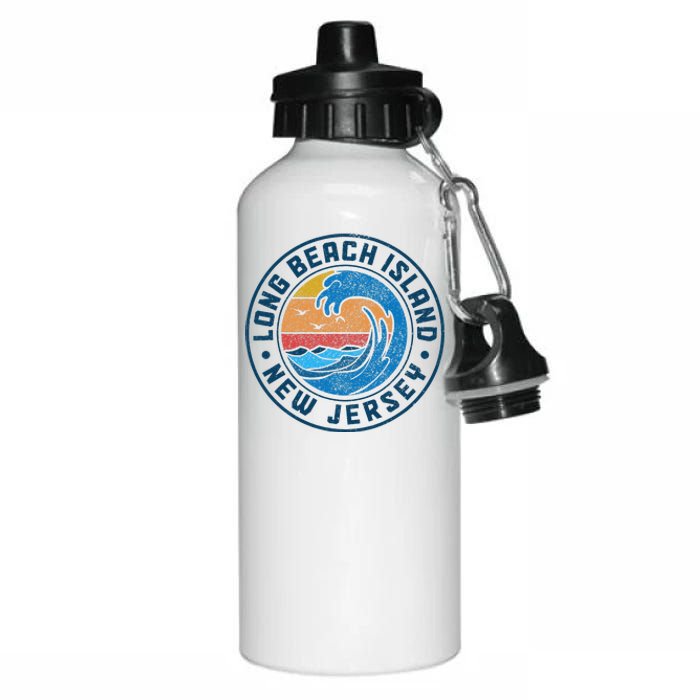 Long Beach Island New Jersey Lbi Vintage Aluminum Water Bottle