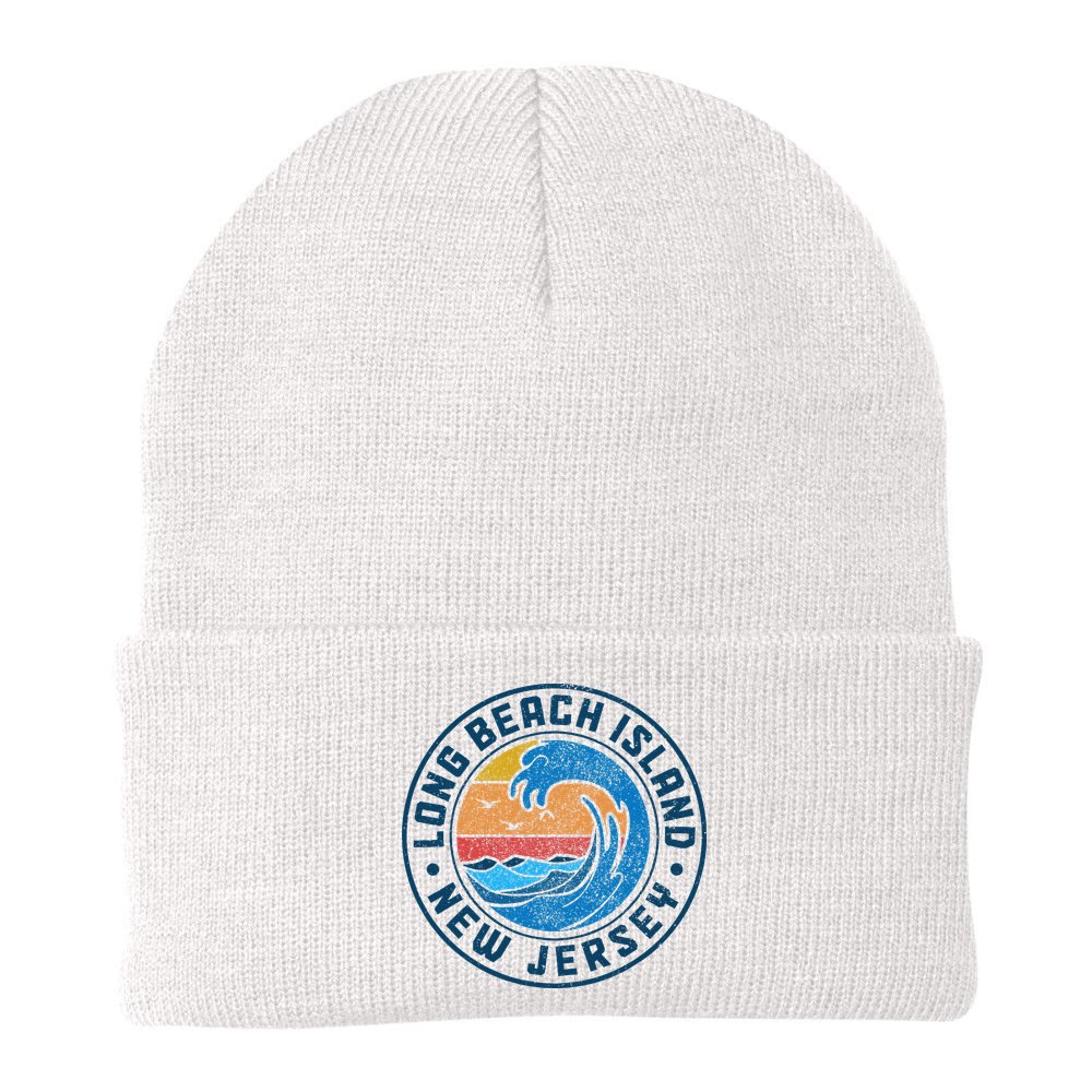 Long Beach Island New Jersey Lbi Vintage Beanie