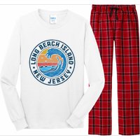 Long Beach Island New Jersey Lbi Vintage Long Sleeve Pajama Set