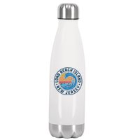 Long Beach Island New Jersey Lbi Vintage Stainless Steel Insulated Water Bottle