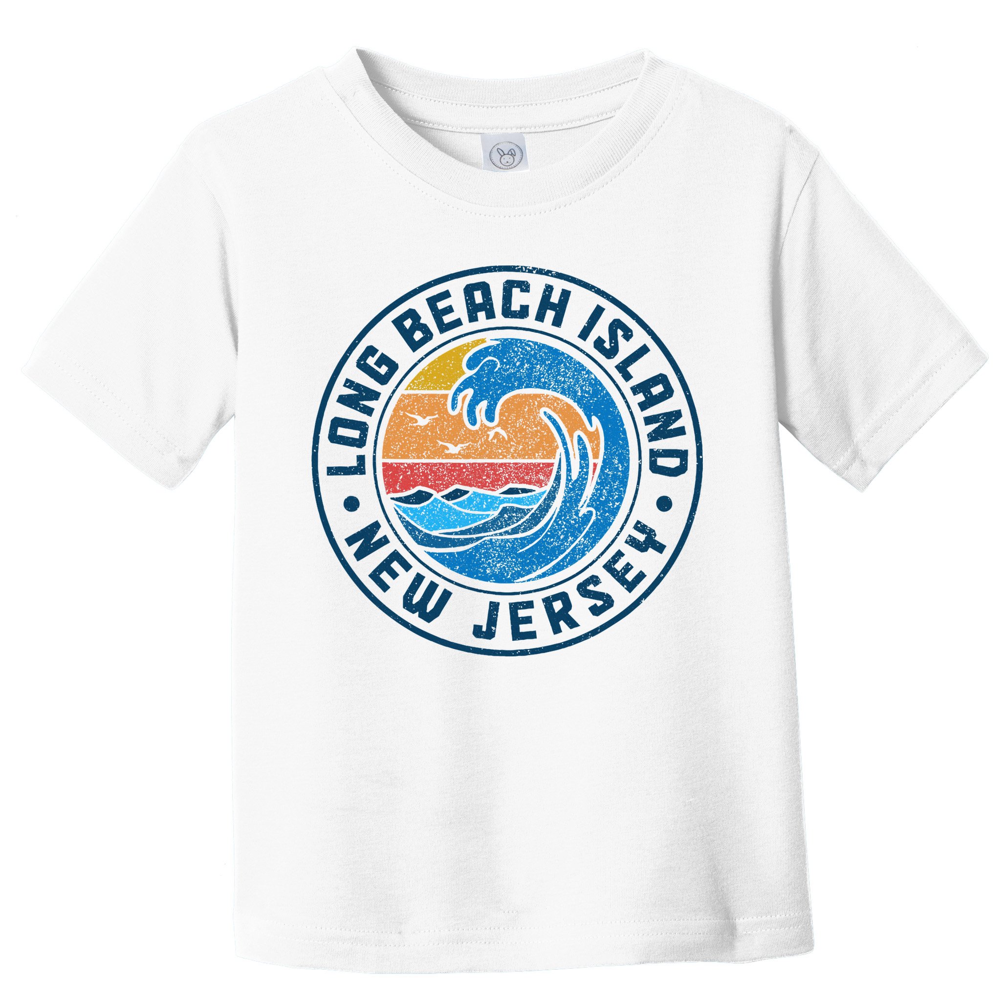 Long Beach Island New Jersey Lbi Vintage Toddler T-Shirt
