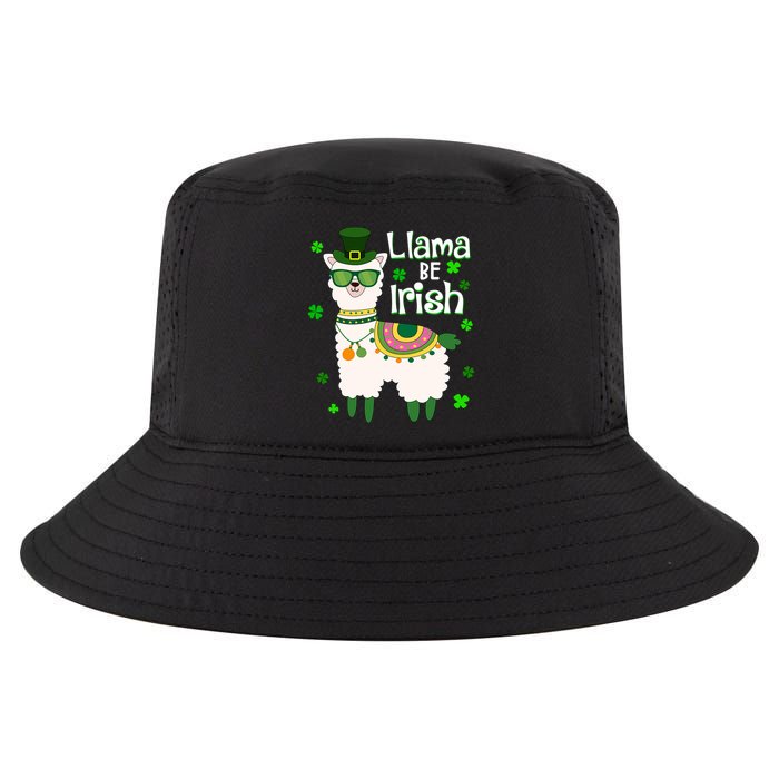 Llama Be Irish St Patrick's Day Funny Cool Comfort Performance Bucket Hat