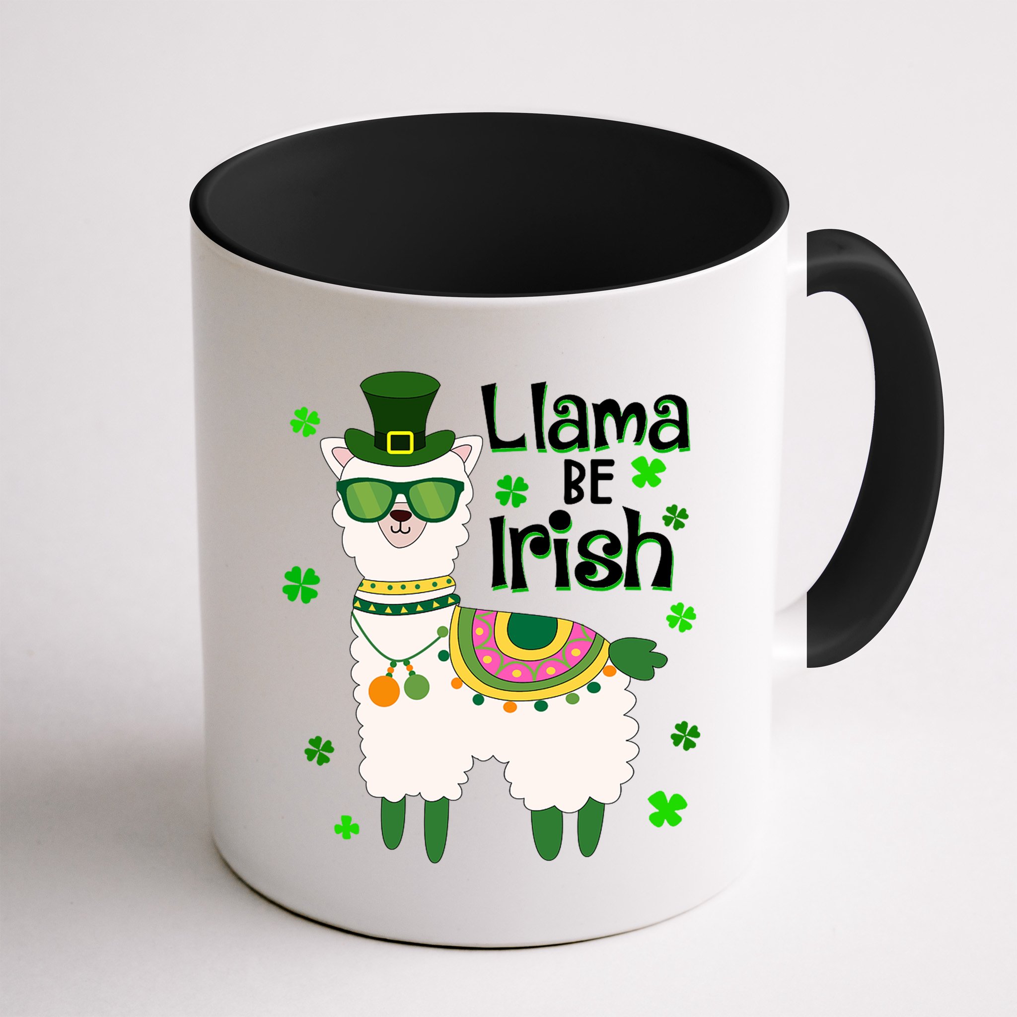 Llama Be Irish St Patrick's Day Funny Mug
