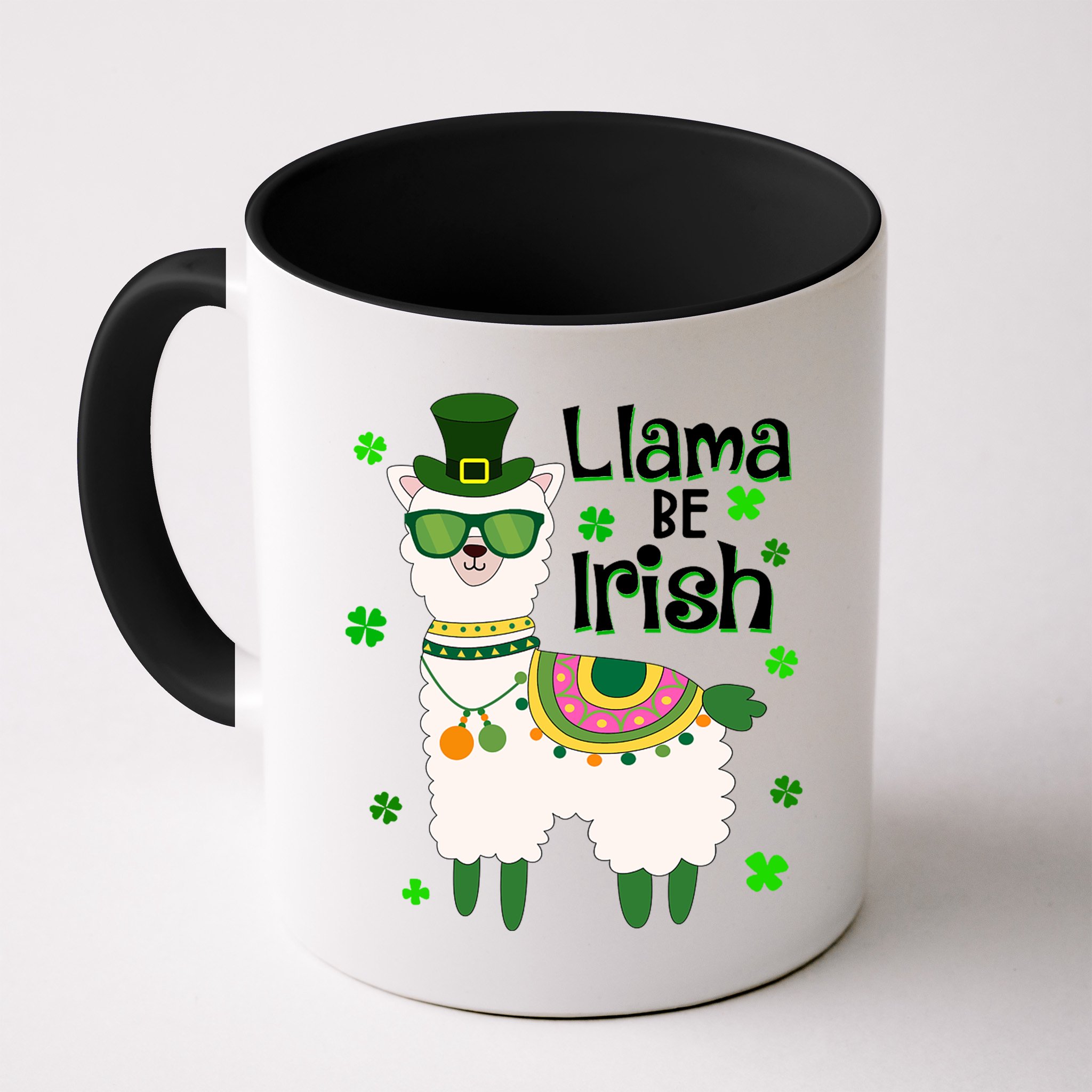 Llama Be Irish St Patrick's Day Funny Mug